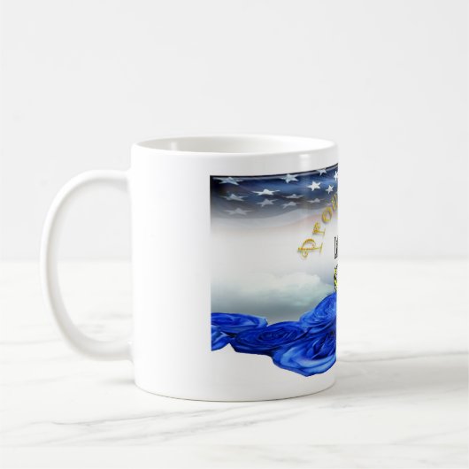 Proud Navy tante Coffee Mok (Links)