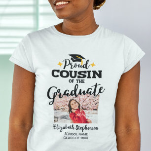 Proud Neef van de afstuderen fotonaam T-shirt