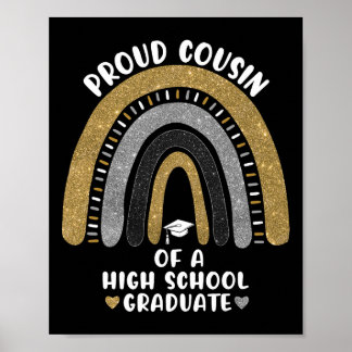 Proud neef van een middelbare school Afstuderen re Poster