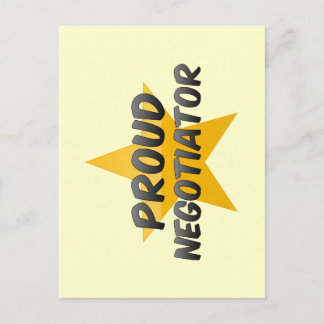 Proud Negotiator Briefkaart