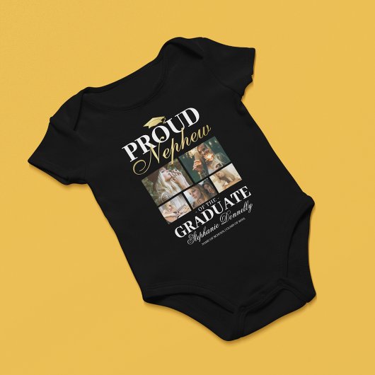 Proud Nephew van de Afstuderen Baby-badpak Romper