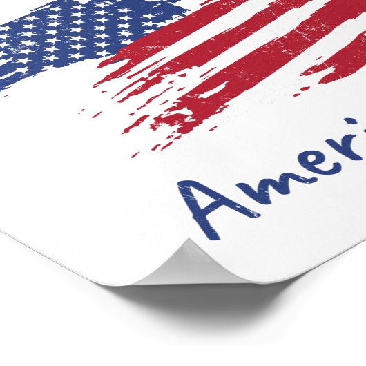 Proud New American Citizen, Burgerschapsceremonie Poster (Hoek)