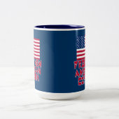 Proud New American Citizen Tweekleurige Koffiemok (Center)