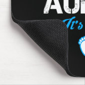 Proud New Auntie It's A Boy Gender Reveal Funny Fa Muismat (Hoek)