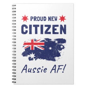Proud New Australian Citizen, Burgerschapsceremoni Notitieboek
