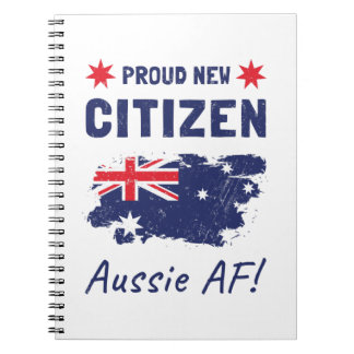 Proud New Australian Citizen, Burgerschapsceremoni Notitieboek