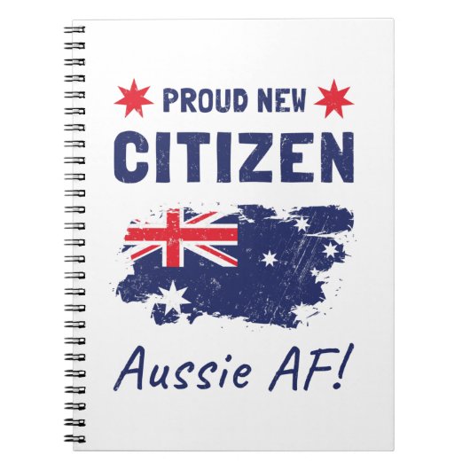 Proud New Australian Citizen, Burgerschapsceremoni Notitieboek (Voorkant)
