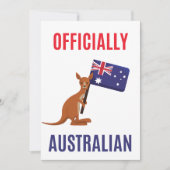 Proud New Australian Citizen Card – Patriotic Gift Bedankkaart (Voorkant)