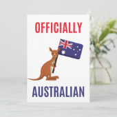 Proud New Australian Citizen Card – Patriotic Gift Bedankkaart (Staand voorkant)