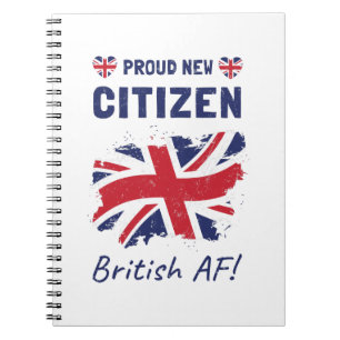 Proud New British Citizen, Burgerschapsceremonie Notitieboek