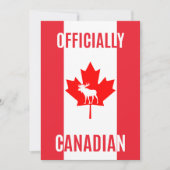 Proud New Canadian Citizen Card – Patriotic Gift Bedankkaart (Voorkant)