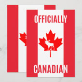 Proud New Canadian Citizen Card – Patriotic Gift Bedankkaart (Voorkant / Achterkant)