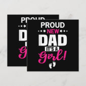 Proud New Dad Het is een meisje (Voorkant / Achterkant)