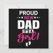 Proud New Dad Het is een meisje (Achterkant)