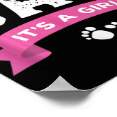 Proud New Dad Its A Girl Cute Baby Father's Day Ap Poster (Hoek)