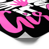 Proud New Dad It's A Girl Funny Pregnancy First Ti Poster (Hoek)