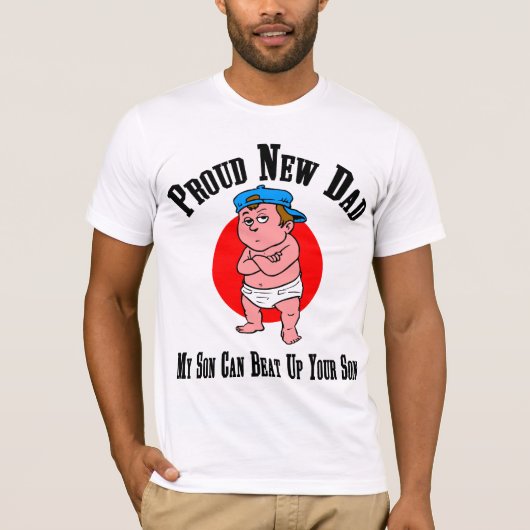 Proud New Dad T-Shirt (Voorkant)