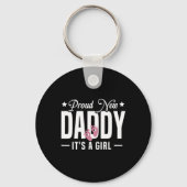 Proud New Daddy It's A To Be 1st Time Father Sleutelhanger (Voorkant)