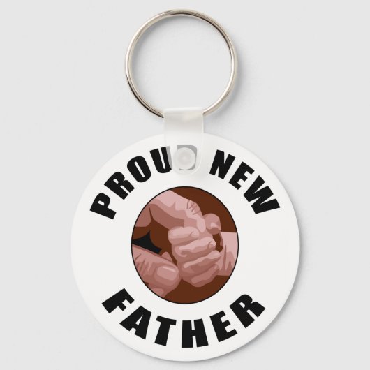 Proud New Father Gift Sleutelhanger (Voorkant)