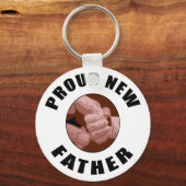 Proud New Father Gift Sleutelhanger (Voorkant)