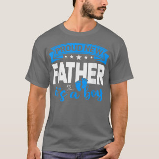 Proud New Father Het is een jongen die Mannen laat T-shirt