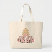 PROUD NEW Gran T-Shirt Grote Tote Bag (Voorkant)