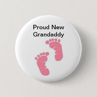 Proud New Grandaddy Ronde Button 5,7 Cm