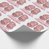 Proud New Grandma Cadeaupapier (Hoek)