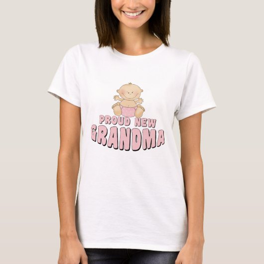 PROUD NEW Grandma T-Shirt (Voorkant)