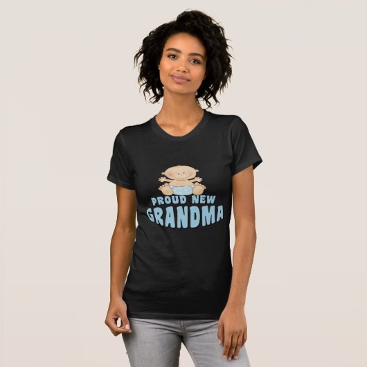 PROUD NEW Grandma T-Shirt (Voorkant volledig)