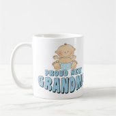 PROUD NEW Grandma T-Shirt Koffiemok (Links)