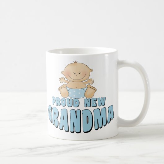 PROUD NEW Grandma T-Shirt Koffiemok (Rechts)