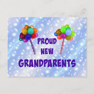 Proud New Grandouders Briefkaart