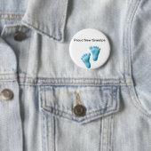 Proud New Grandpa Ronde Button 5,7 Cm (In situ)