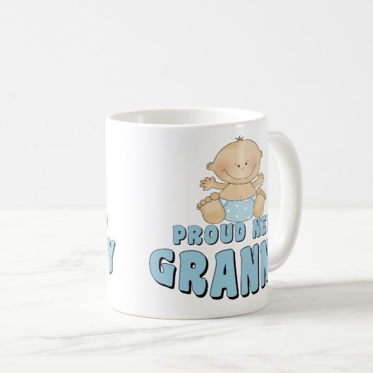 PROUD NEW Granny T-Shirt Koffiemok (Voorkant rechts)