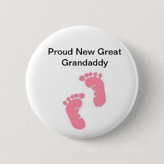 Proud New Great Grandaddy Ronde Button 5,7 Cm