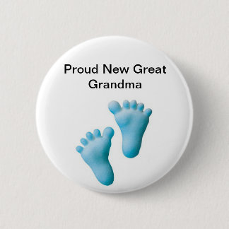Proud New Great Grandma Ronde Button 5,7 Cm
