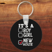 Proud New Homeowner New House Funny New Homeowner  Sleutelhanger (Voorkant)