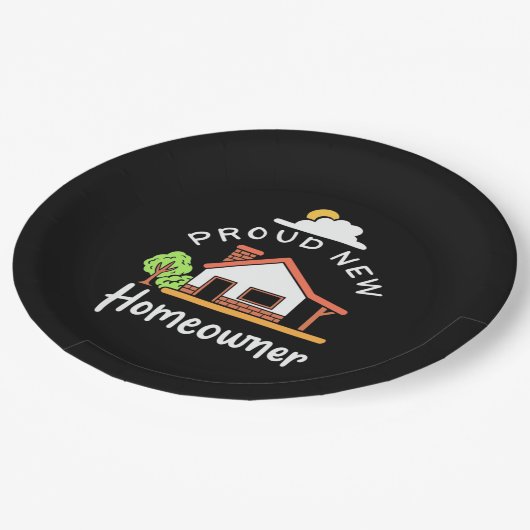 Proud New Homeowner Papieren Bordje (Gekanteld)