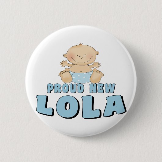 PROUD NEW Lola T-Shirt Ronde Button 5,7 Cm (Voorkant)