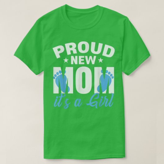 Proud New Mam Life Het is een jongen die vaders le T-shirt (Design voorkant)