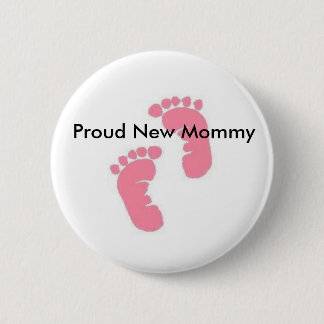Proud New mammie Ronde Button 5,7 Cm