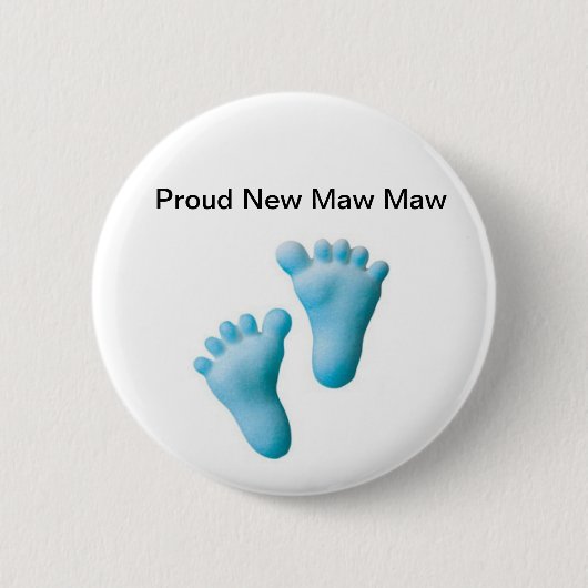 Proud New Maw Maw Ronde Button 5,7 Cm (Voorkant)