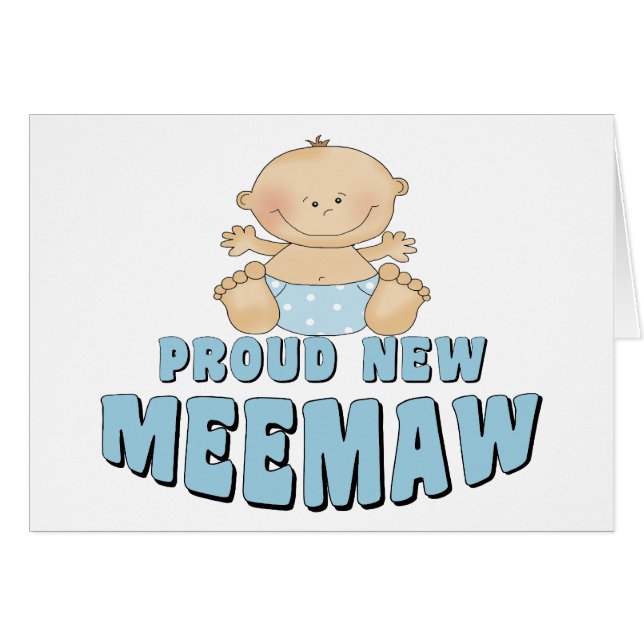 PROUD NEW MeeMaw T-Shirt (Voorkant Horizontaal)