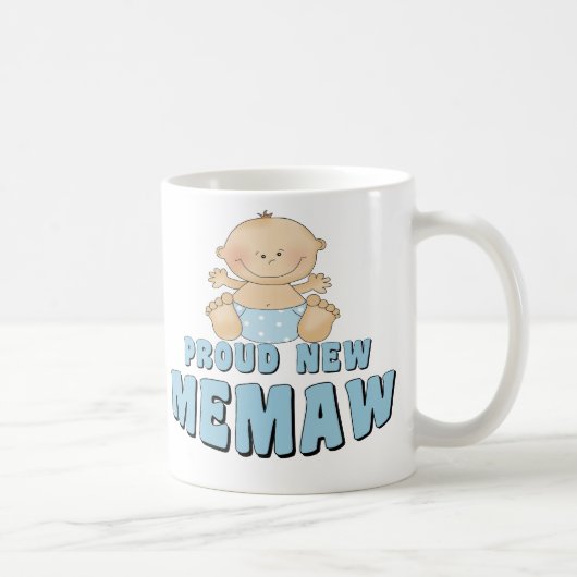 PROUD NEW Memaw T-Shirt Koffiemok (Rechts)