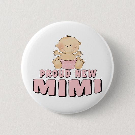 PROUD NEW Mimi T-Shirt Ronde Button 5,7 Cm (Voorkant)