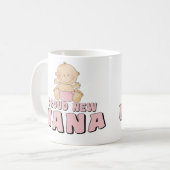 PROUD NEW Nana T-Shirt Koffiemok (Voorkant links)