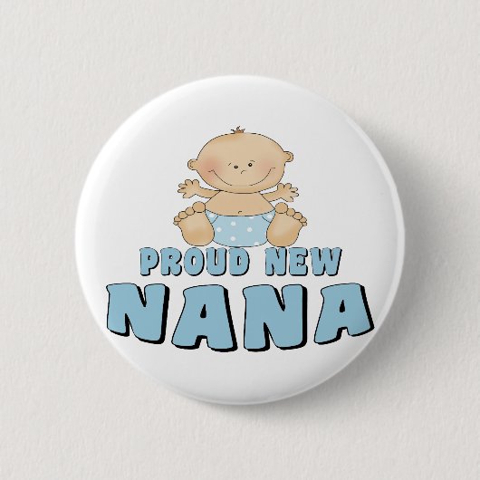 PROUD NEW Nana T-Shirt Ronde Button 5,7 Cm (Voorkant)