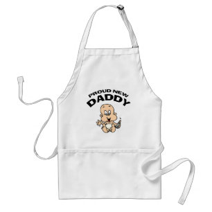 Proud New Papa Standaard Schort