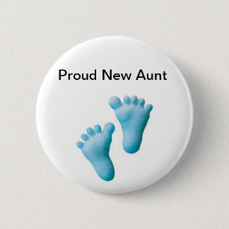 Proud New tante Ronde Button 5,7 Cm